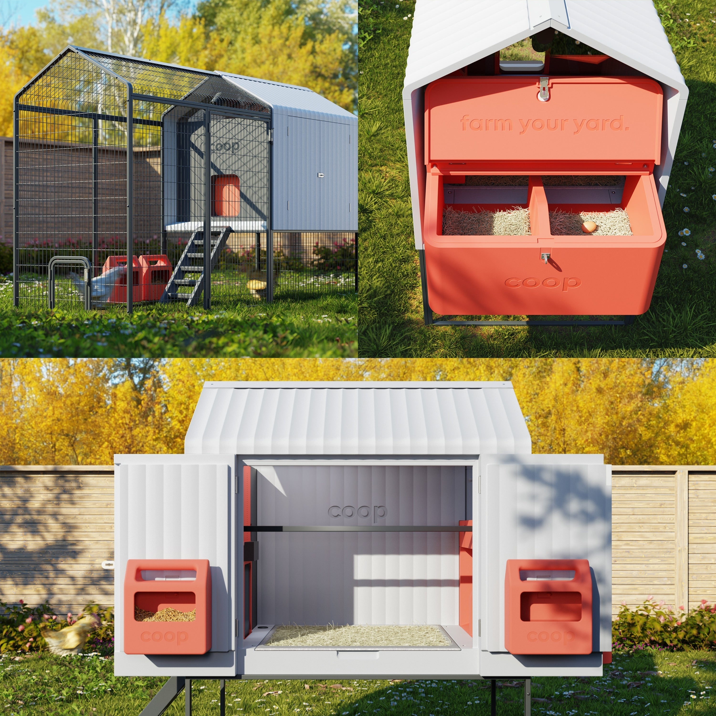 The Smart Coop + Steel Run