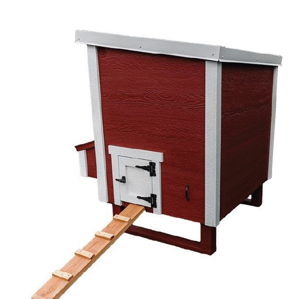 Chicken Coop, Medium Sized Coop for 10 chickens, Red Painted Chicken Coop, Wooden Chicken Coop, DIY Chicken Coop, USA Made Chicken Coop, Assemble Chicken Coop,