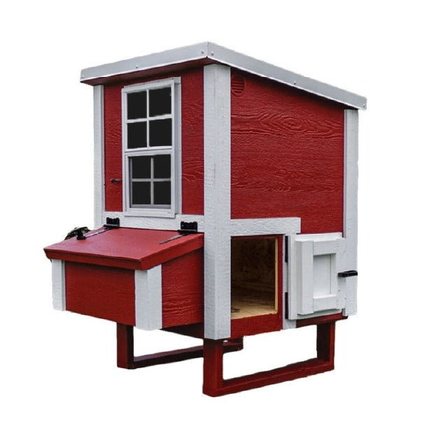 Chicken Coop, Small Sized Coop for 5 chickens, Red Painted Chicken Coop, Wooden Chicken Coop, DIY Chicken Coop, USA Made Chicken Coop, Assemble Chicken Coop