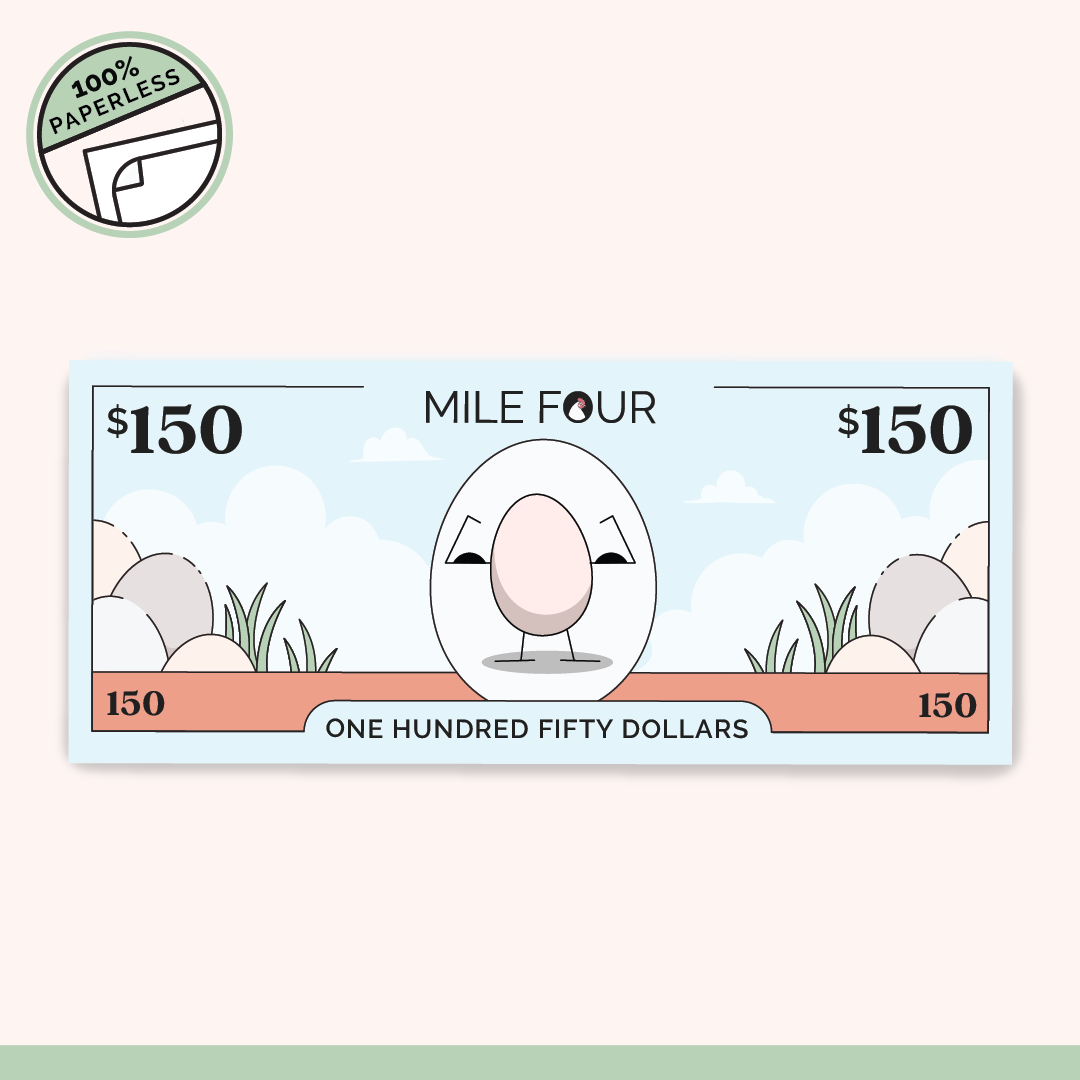 Organic Chicken Feed, Mile Four Feed, Chicken Feed, Gift Card