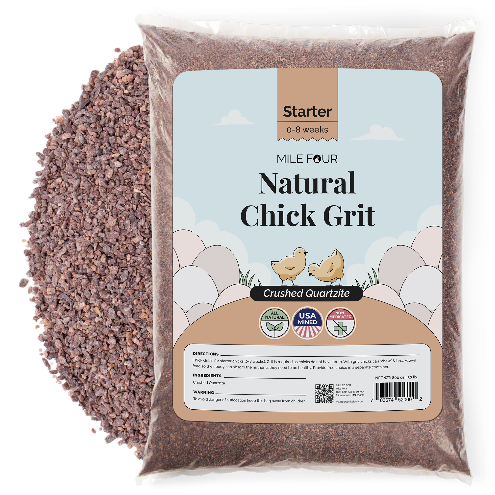 Buy Chicken Grit | Best Poultry Grit | Quartzite Chicken Grit | Grit