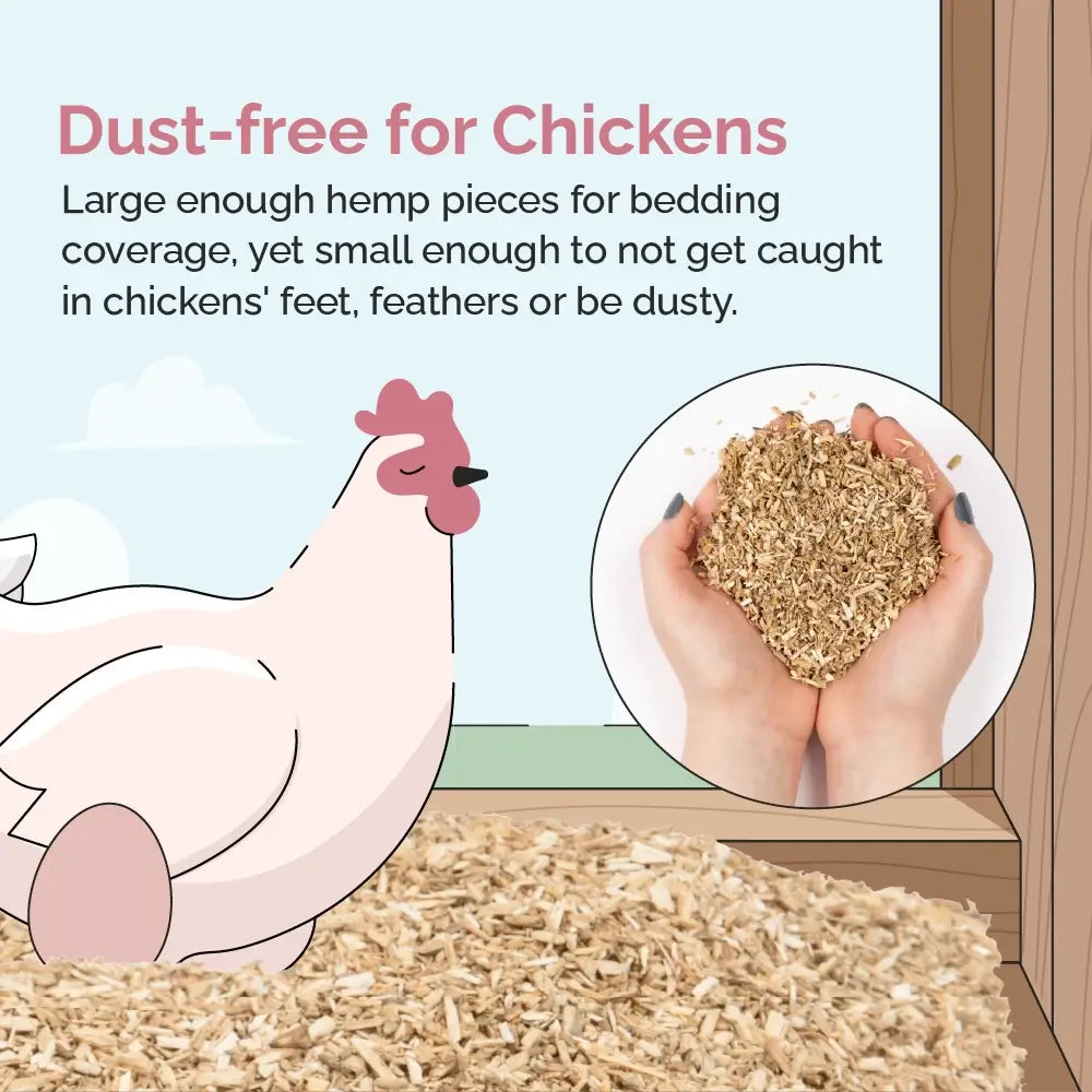 mile four hemp bedding for chickens, hemp bedding, hemp bedding for chicken coop bulk, hemp bedding for chicken coop, hemp animal bedding, eco friendly bedding, hemp pet bedding
