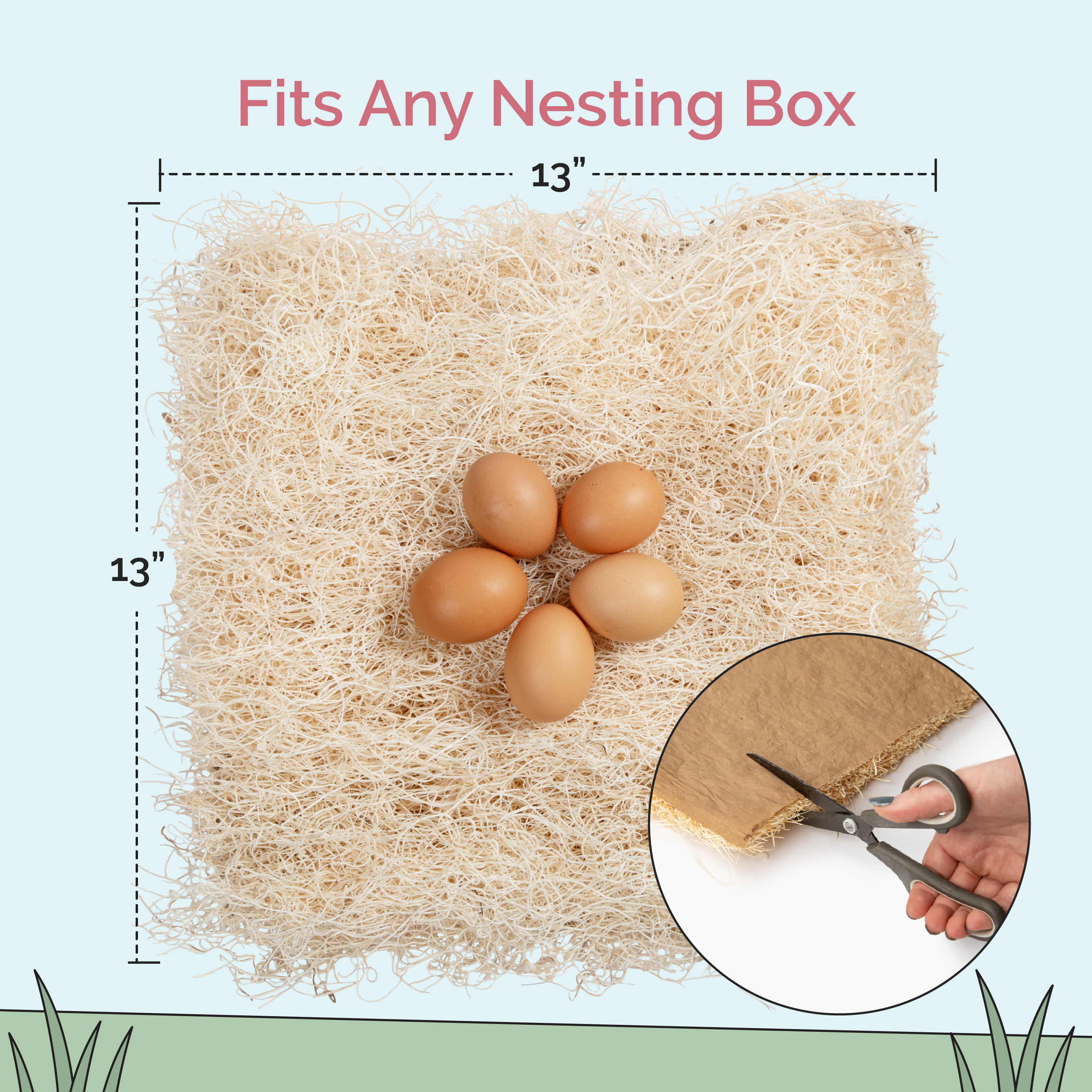 mile four chicken nesting pads, nesting pads, aspen bedding, nesting pads for chicken coop, nesting box pads, chicken coop bedding, chicken nesting pads for laying eggs, nest box pads for chickens, aspen excelsior, aspen shavings pet bedding