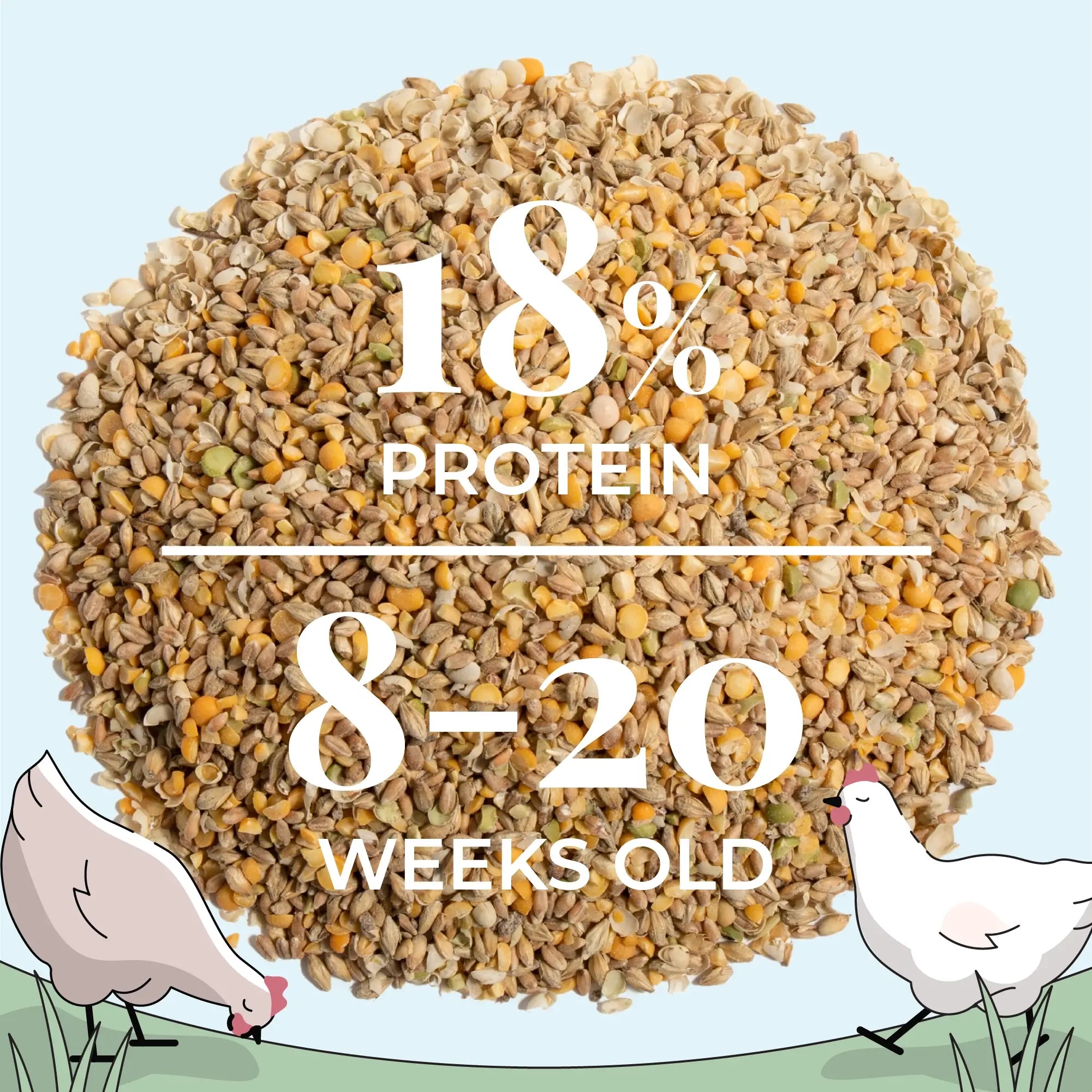 Mile Four Grower Bundle Whole Grain, Grower Feed Kit