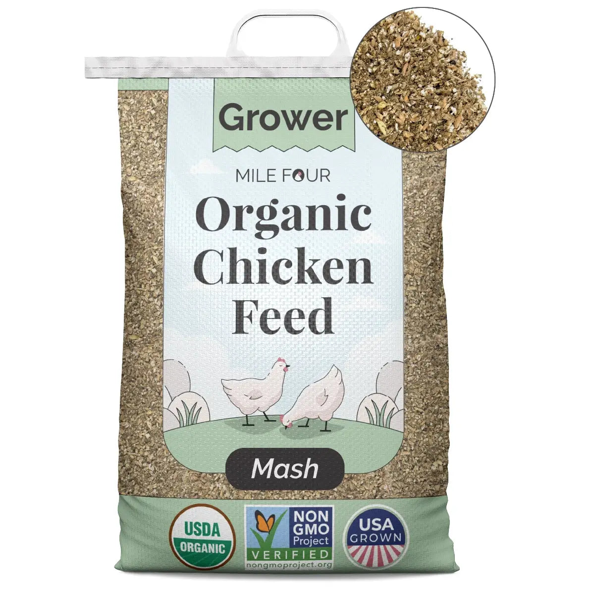 Buy Organic Grower Chicken Feed | Best Organic Grower Feed | Non-GMO