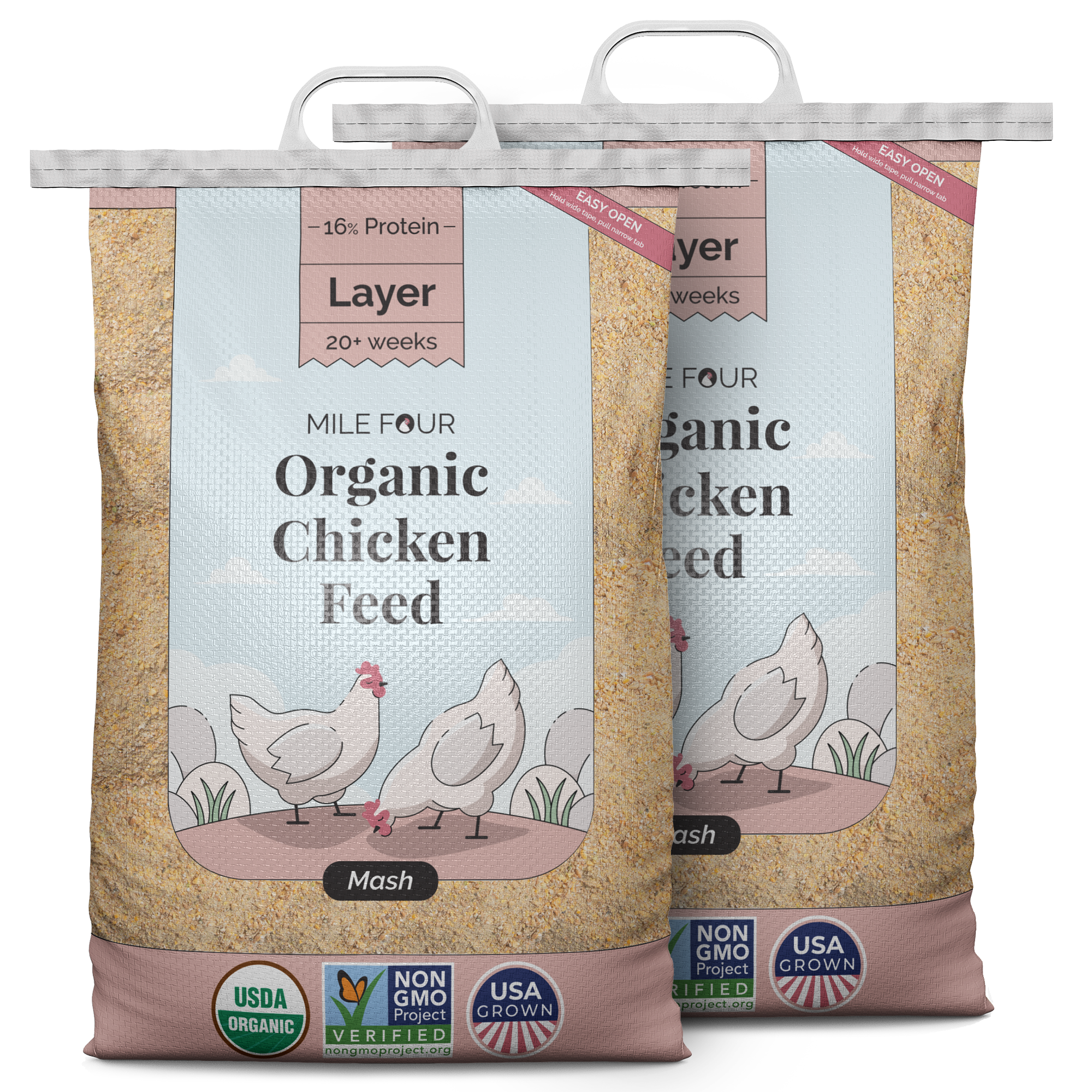 Buy Organic Chicken Layer Feed | Best Organic Layer Feed | Non-GMO