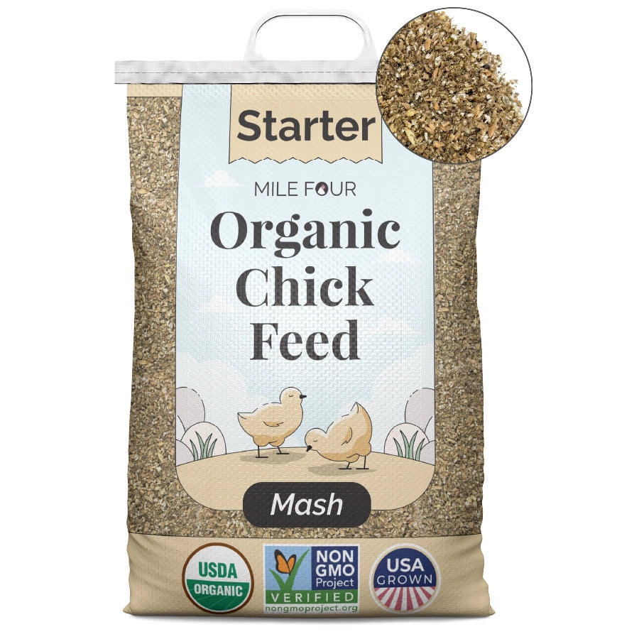 Buy Organic Starter Chicken Feed | Best Feed for Baby Chicks | Non-GMO,