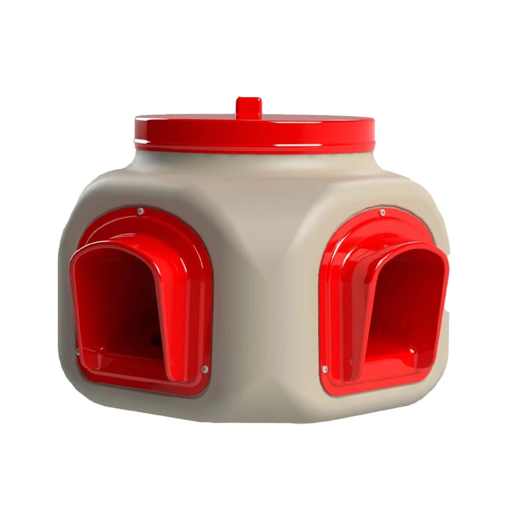 Chicken Feed, Poultry Feeder, Chicken Feed Dispenser, Feeder, High Capacity Feeder, Best Chicken Feeder, OverEZ Chicken Feeder, OverEZ Feeder