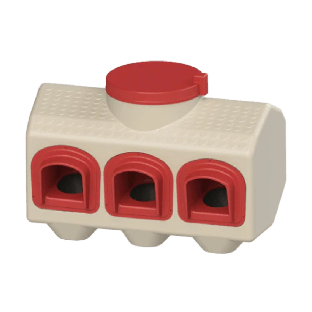 Chicken Feed, Poultry Feeder, Chicken Feed Dispenser, Feeder, High Capacity Feeder, Best Chicken Feeder, OverEZ Chicken Feeder, OverEZ Feeder