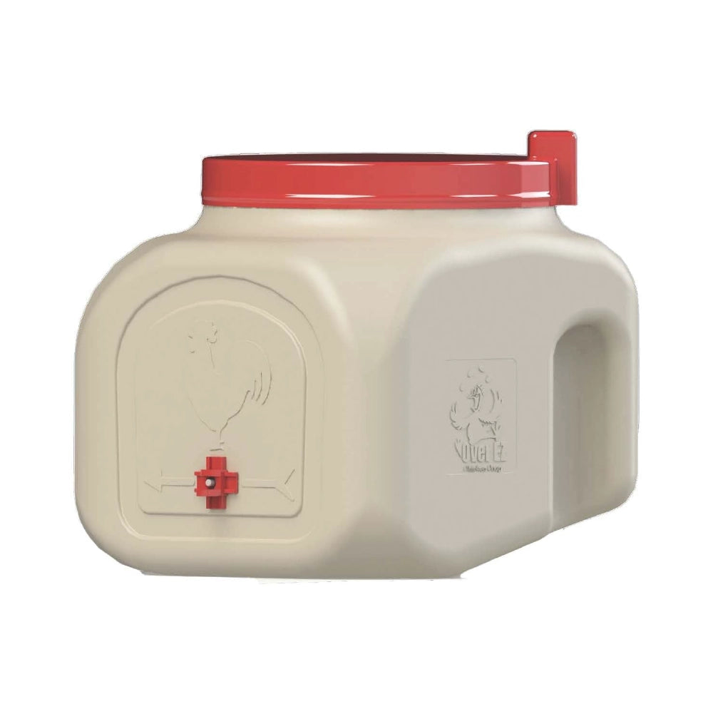 Chicken Feed, Poultry Waterer, Chicken Water Dispenser, Waterer, Compact Waterer, Best Chicken Waterer, OverEZ Chicken Waterer, OverEZ Waterer
