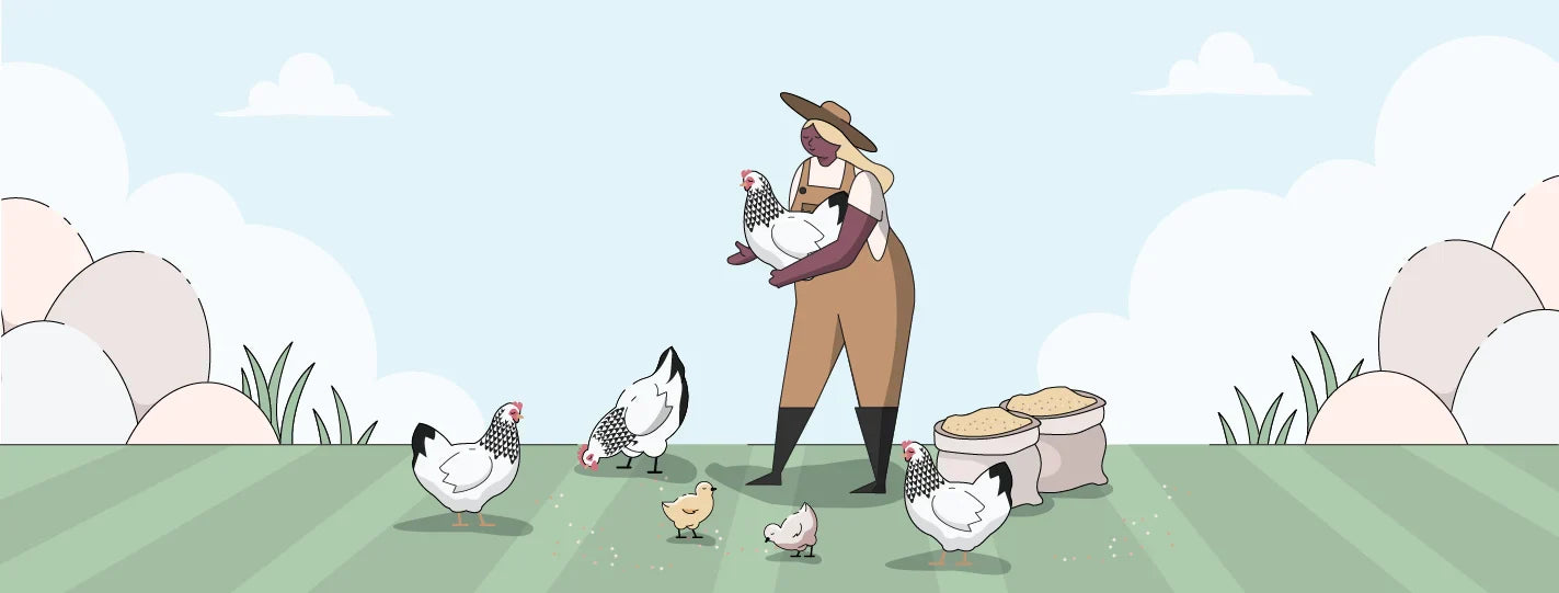 Sussex Chicken Breed Guide, Lady Holding Chickens