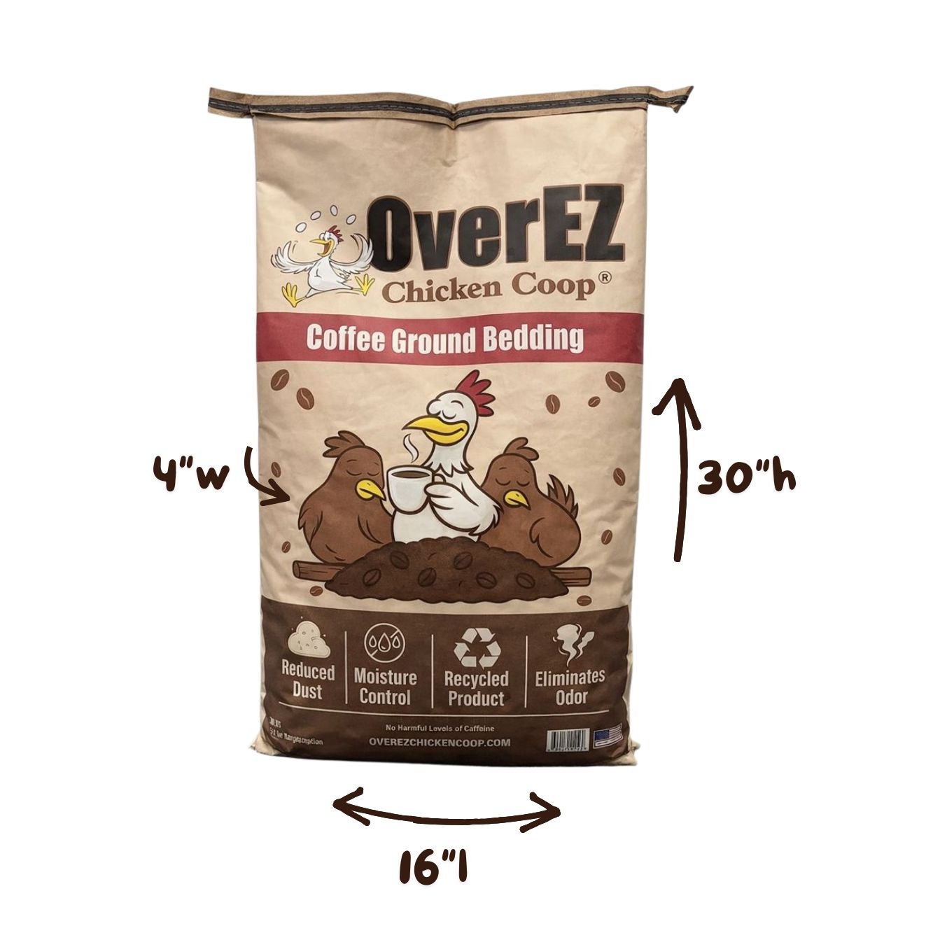 Coffee Ground Bedding - 30 LB Bag