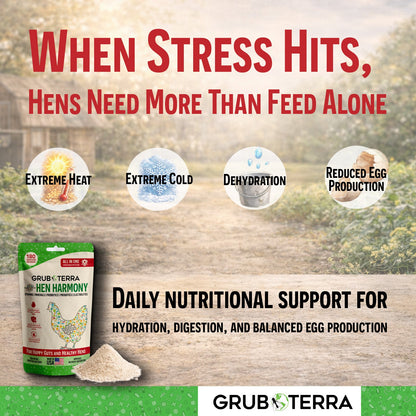 Hen Harmony Chicken Supplement for Hydration, Gut Health &amp; Flock Support