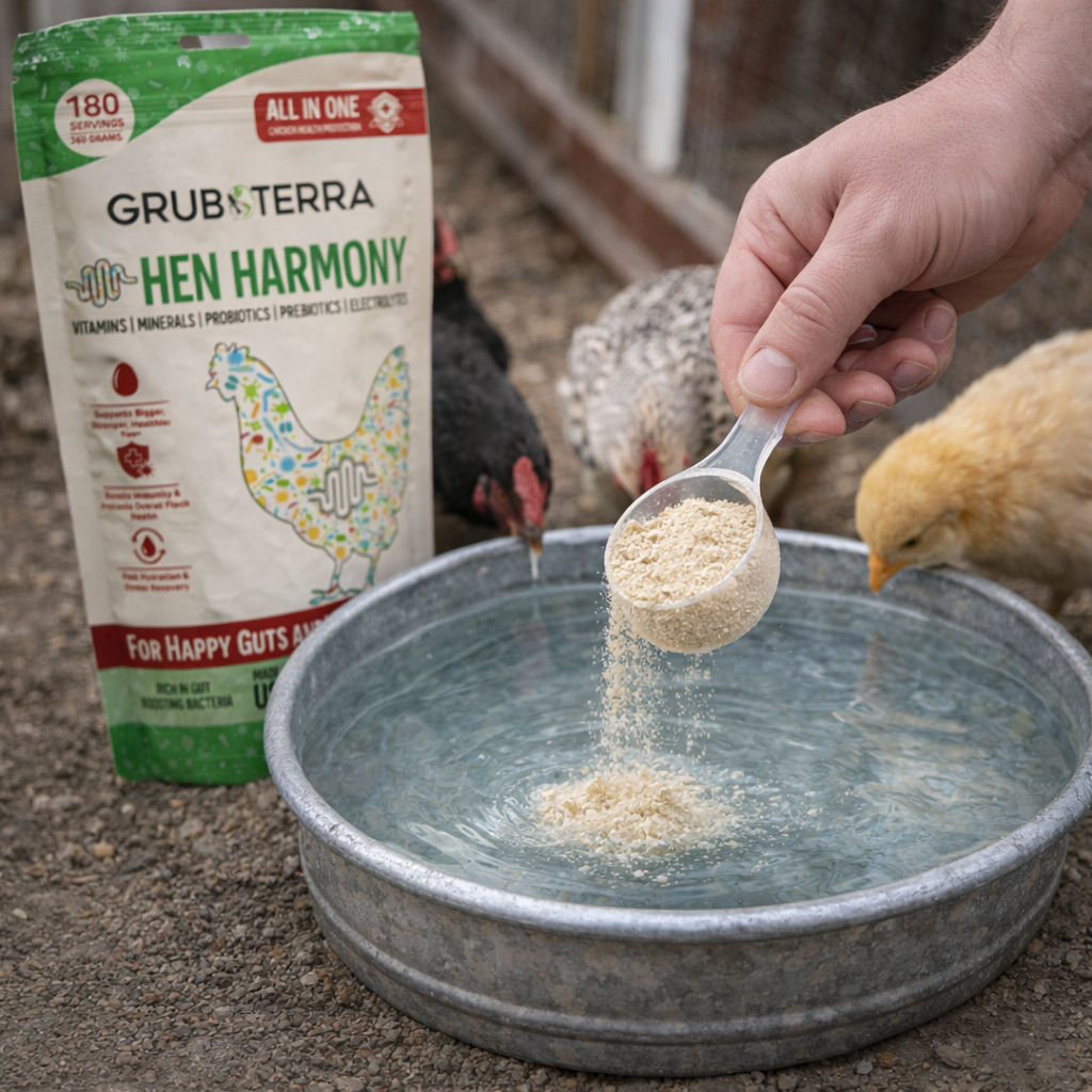 Hen Harmony Chicken Supplement for Hydration, Gut Health &amp; Flock Support