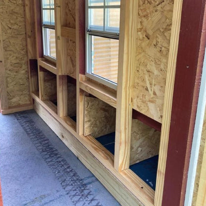 Chicken Coop, Large Sized Coop for 15 chickens, White Painted Chicken Coop, Wooden Chicken Coop, DIY Chicken Coop, USA Made Chicken Coop, Assemble Chicken Coop, 