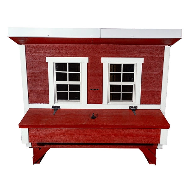 Chicken Coop, Large Sized Coop for 15 chickens, Red Painted Chicken Coop, Wooden Chicken Coop, DIY Chicken Coop, USA Made Chicken Coop, Assemble Chicken Coop, 