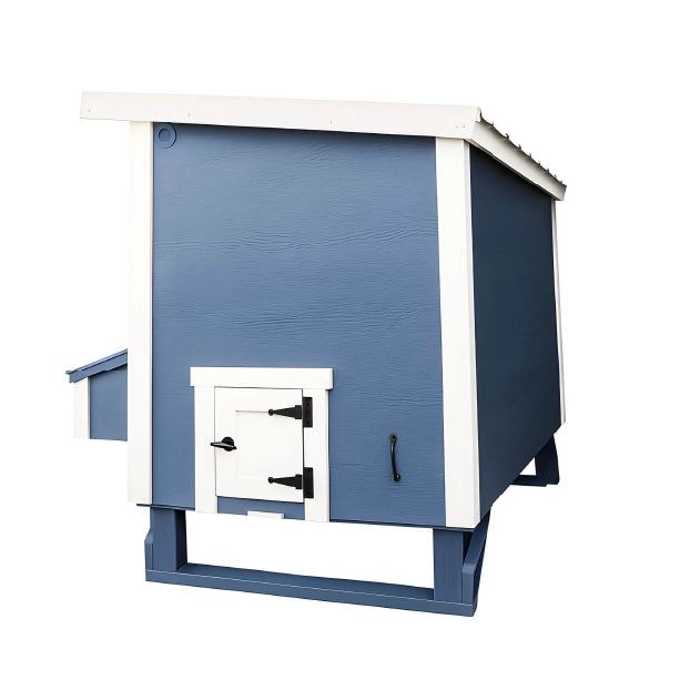 Chicken Coop, Large Sized Coop for 15 chickens, Blue Painted Chicken Coop, Wooden Chicken Coop, DIY Chicken Coop, USA Made Chicken Coop, Assemble Chicken Coop, 