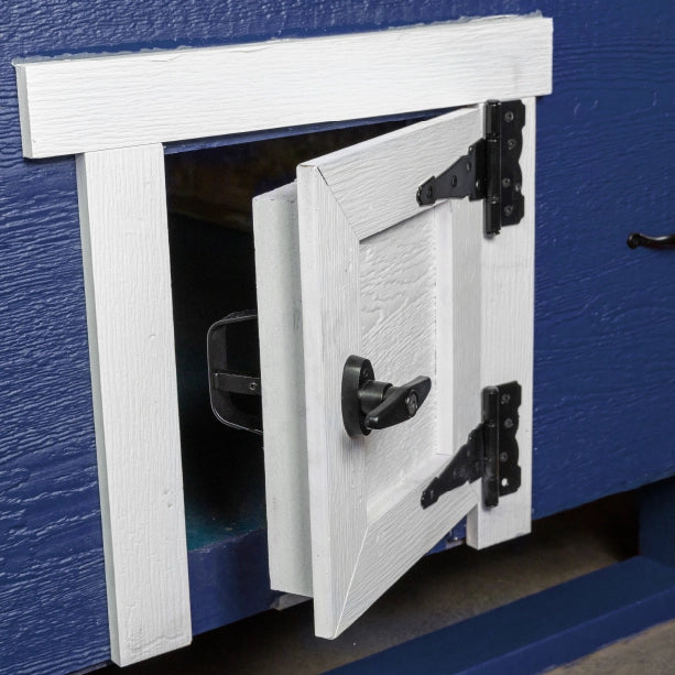 Chicken Coop, Large Sized Coop for 15 chickens, Blue Painted Chicken Coop, Wooden Chicken Coop, DIY Chicken Coop, USA Made Chicken Coop, Assemble Chicken Coop, 