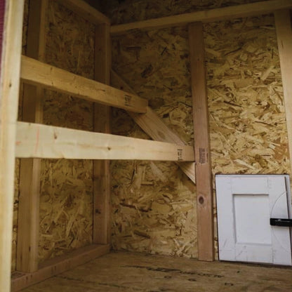 Chicken Coop, Medium Sized Coop for 10 chickens, White Painted Chicken Coop, Wooden Chicken Coop, DIY Chicken Coop, USA Made Chicken Coop, Assemble Chicken Coop, 