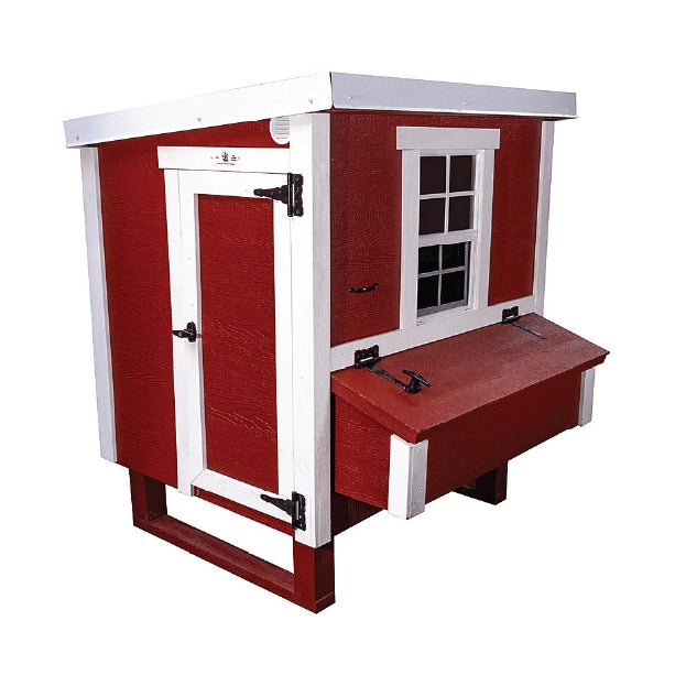 Chicken Coop, Medium Sized Coop for 10 chickens, Red Painted Chicken Coop, Wooden Chicken Coop, DIY Chicken Coop, USA Made Chicken Coop, Assemble Chicken Coop,