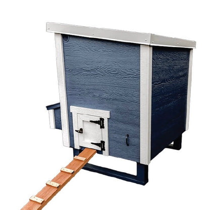 Chicken Coop, Medium Sized Coop for 10 chickens, Blue Painted Chicken Coop, Wooden Chicken Coop, DIY Chicken Coop, USA Made Chicken Coop, Assemble Chicken Coop, 