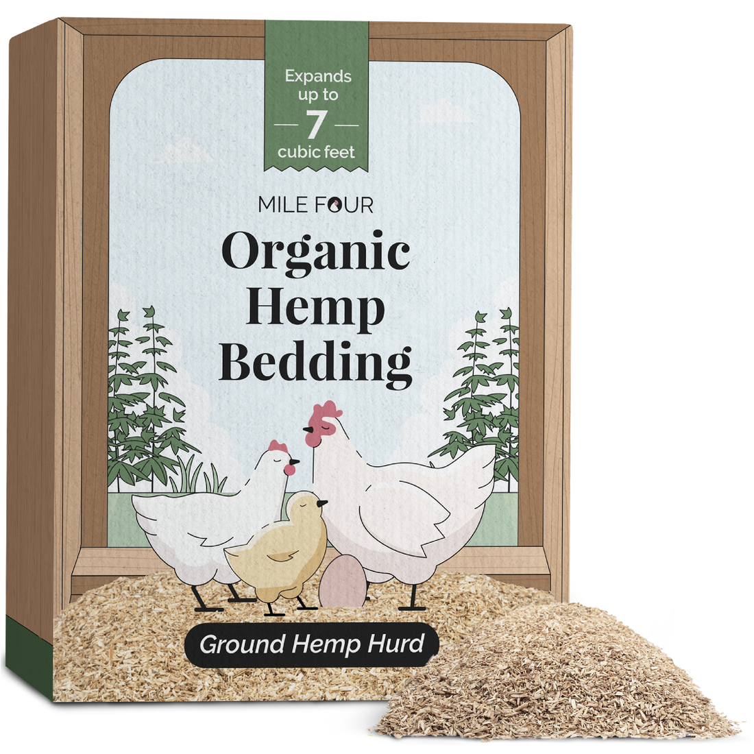 mile four hemp bedding for chickens, hemp bedding, hemp bedding for chicken coop bulk, hemp bedding for chicken coop, hemp animal bedding, eco friendly bedding, hemp pet bedding
