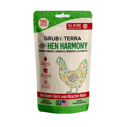Hen Harmony Chicken Supplement for Hydration, Gut Health &amp; Flock Support