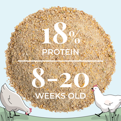 Grower Chicken Kit | 3 Month Supply of Chicken Feed, Grit &amp; Scratch