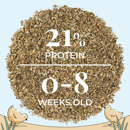 Chick Feed Starter Pack | Organic Starter Feed + Starter Grit