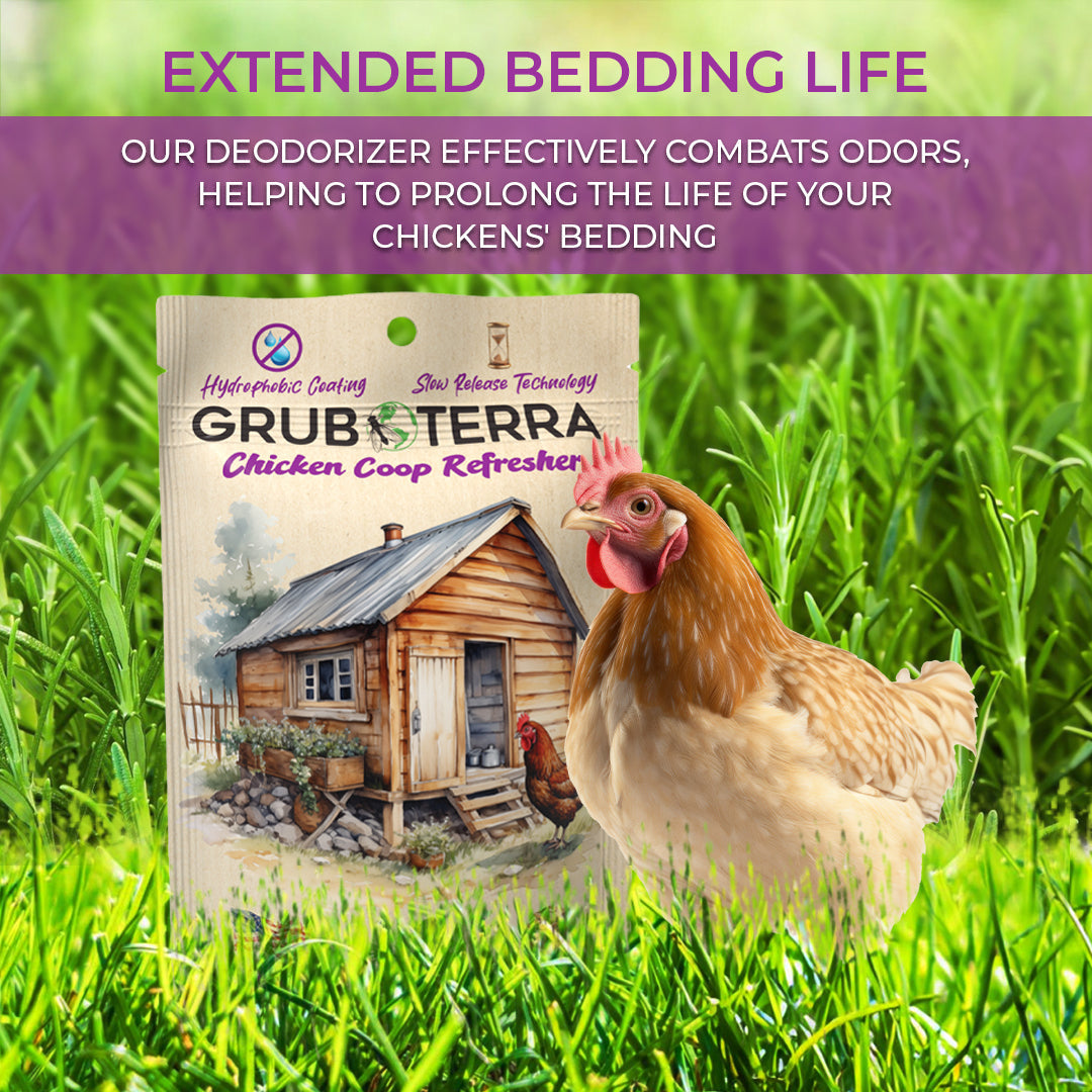 Chicken Coop Deodorizer – All-Natural Odor Eliminator for Chicken