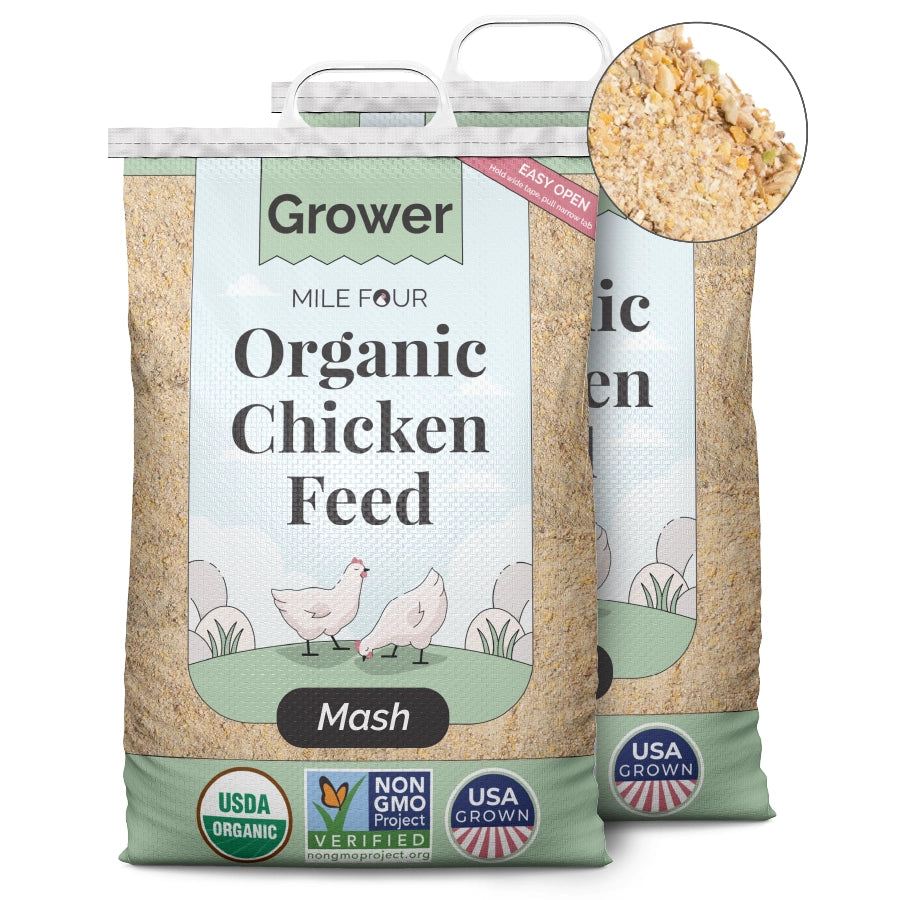 Buy Organic Grower Chicken Feed | Best Organic Grower Feed | Non-GMO 