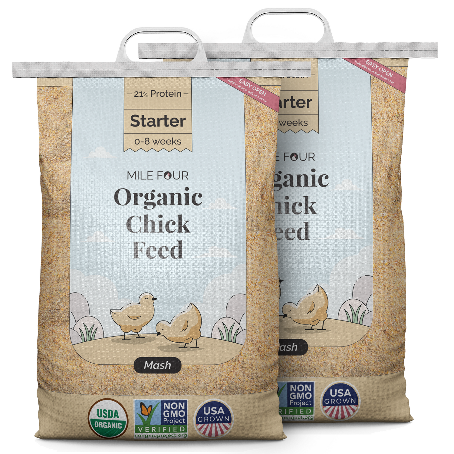 Buy Organic Starter Chicken Feed | Best Feed for Baby Chicks | Non-GMO 