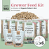 Mile Four Organic Grower Bundle Pellet, Grower Feed Kit 