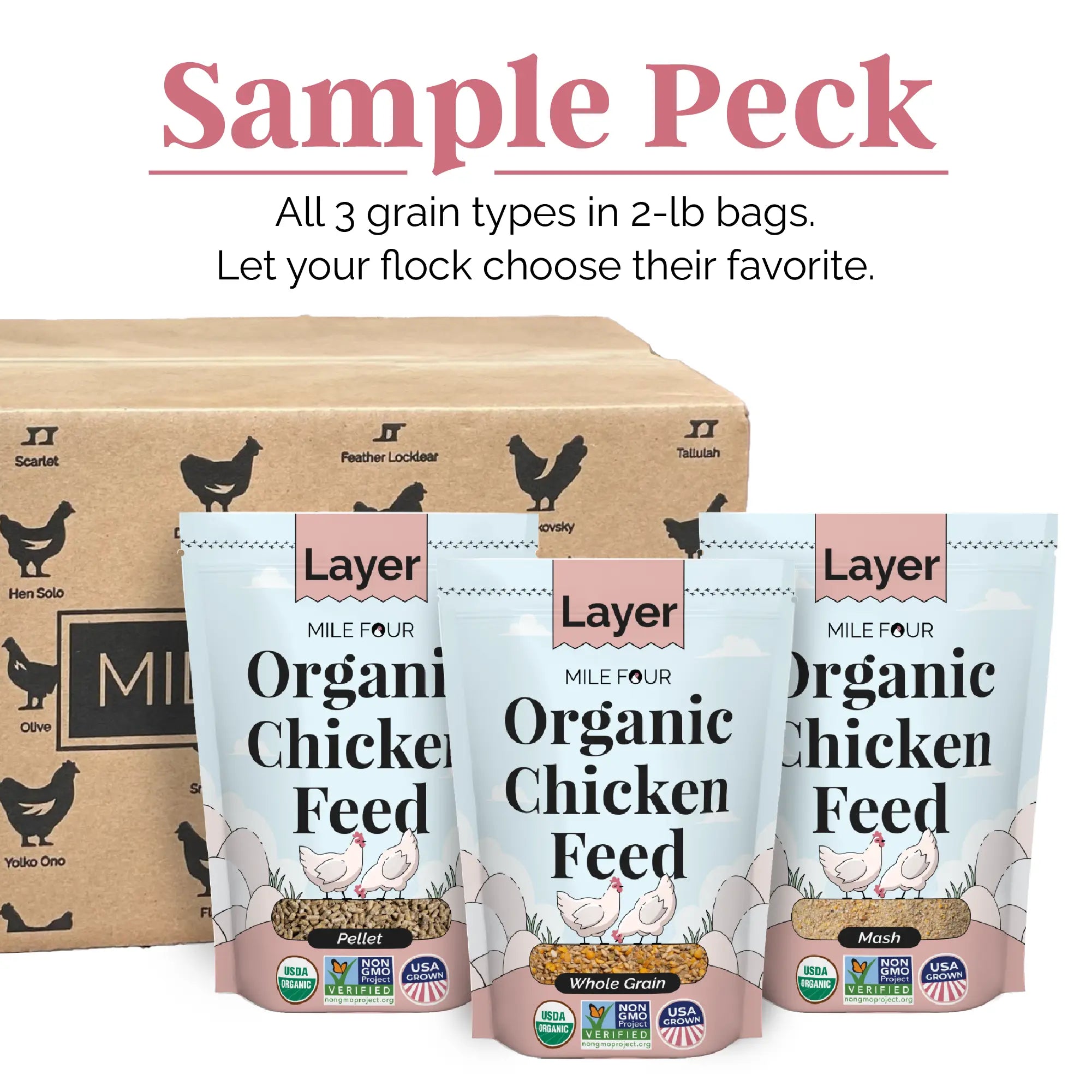 Buy Organic Chicken Layer Feed, Best Organic Layer Feed, Non-GMO, 