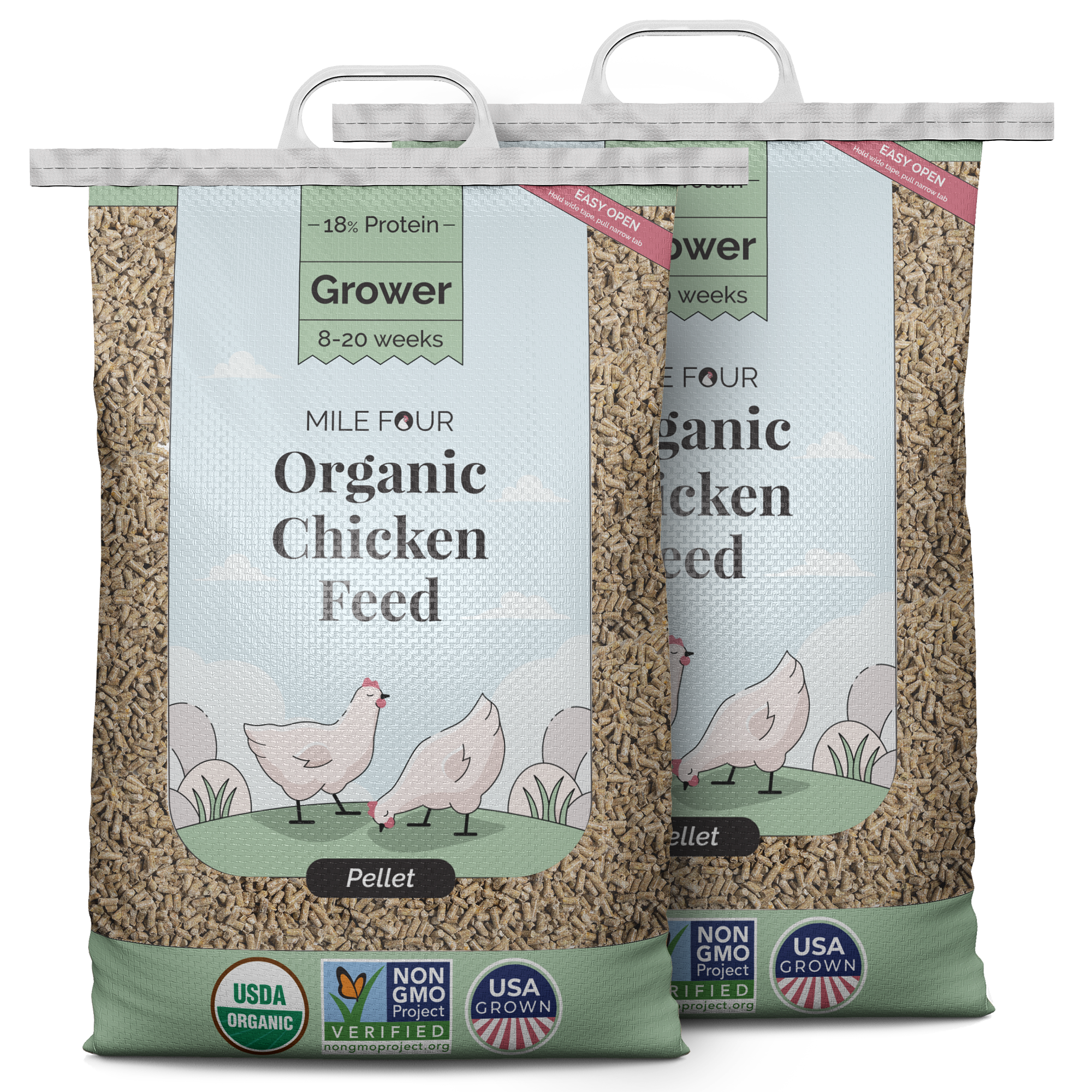 Buy Organic Grower Chicken Feed | Best Organic Grower Feed | Non-GMO 