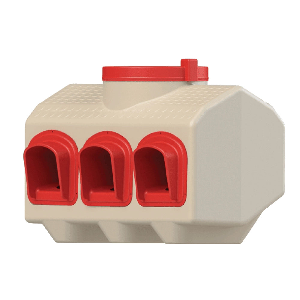 Chicken Feed, Poultry Feeder, Chicken Feed Dispenser, Feeder, High Capacity Feeder, Best Chicken Feeder, OverEZ Chicken Feeder, OverEZ Feeder