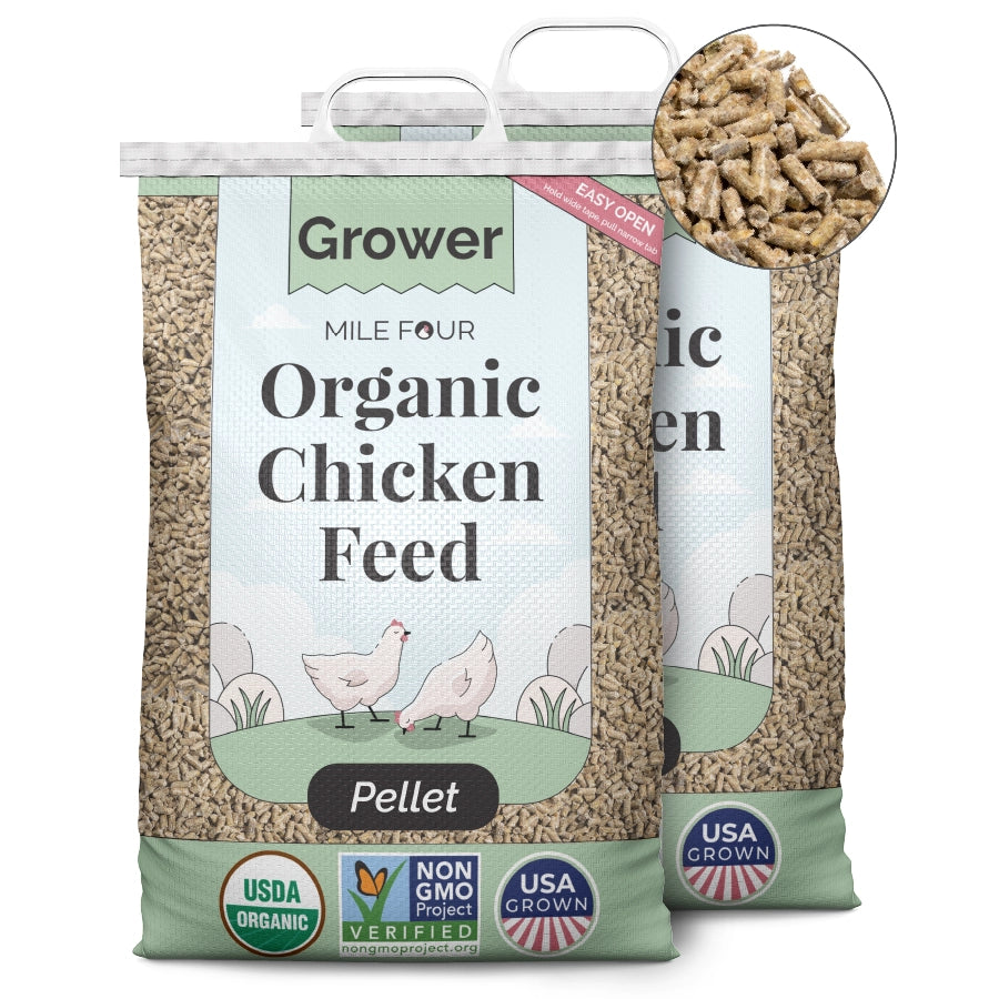 Buy Organic Grower Chicken Feed | Best Organic Grower Feed | Non-GMO 