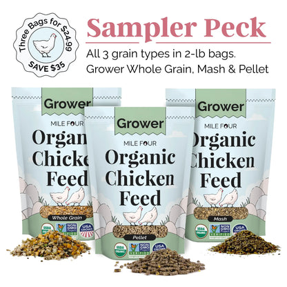 Buy Organic Grower Chicken Feed | Best Organic Grower Feed | Non-GMO 
