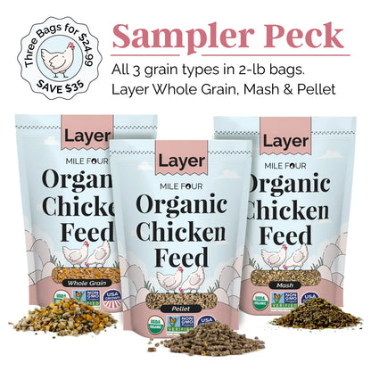 Buy Organic Chicken Layer Feed, Best Organic Layer Feed, Non-GMO, 