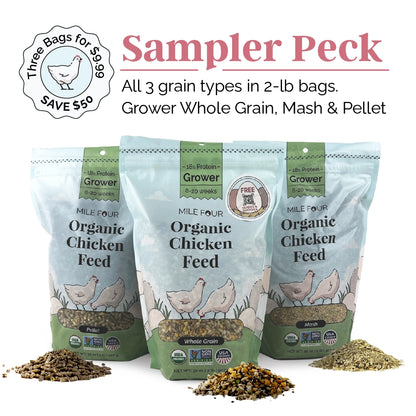 Buy Organic Grower Chicken Feed | Best Organic Grower Feed | Non-GMO 