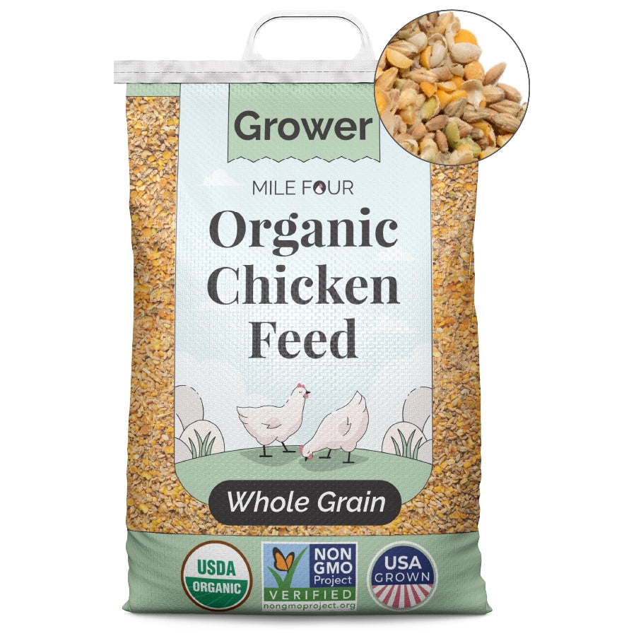 Buy Organic Grower Chicken Feed | Best Organic Grower Feed | Non-GMO 