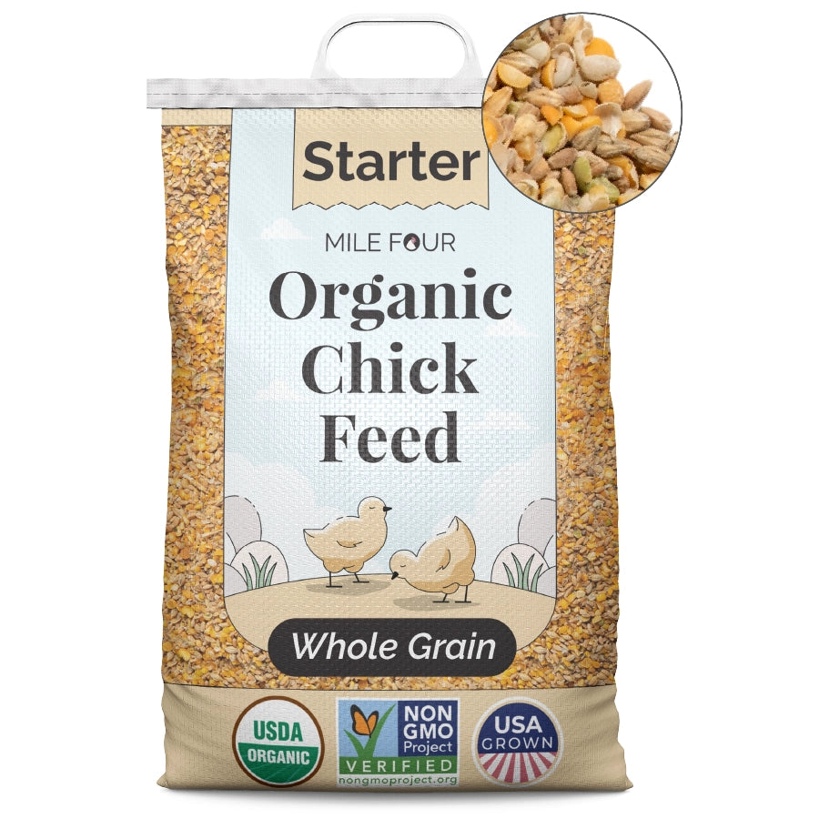 Buy Organic Starter Chicken Feed | Best Feed for Baby Chicks | Non-GMO 