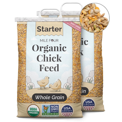 Buy Organic Starter Chicken Feed | Best Feed for Baby Chicks | Non-GMO 