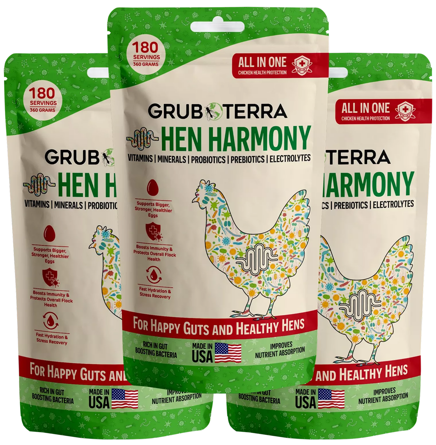 Hen Harmony Chicken Supplement for Hydration, Gut Health &amp; Flock Support