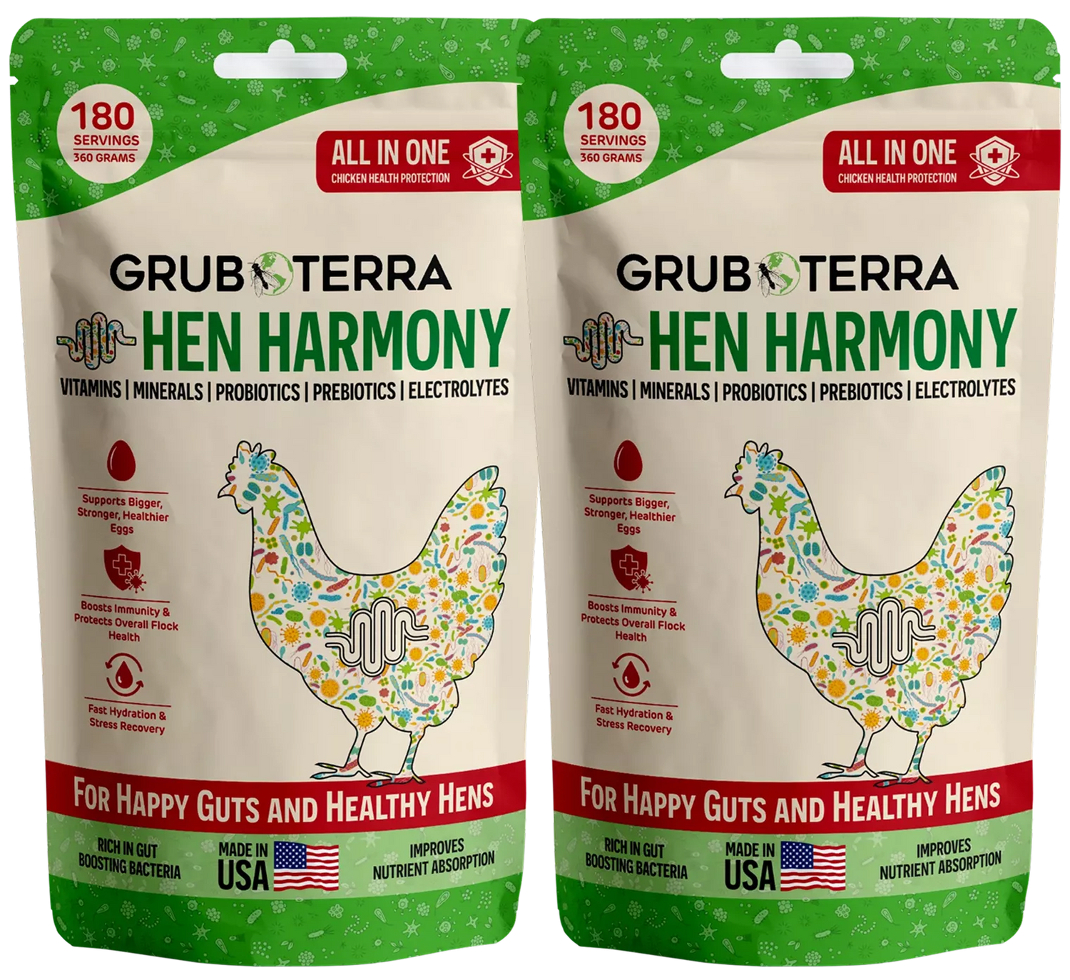Hen Harmony Chicken Supplement for Hydration, Gut Health &amp; Flock Support