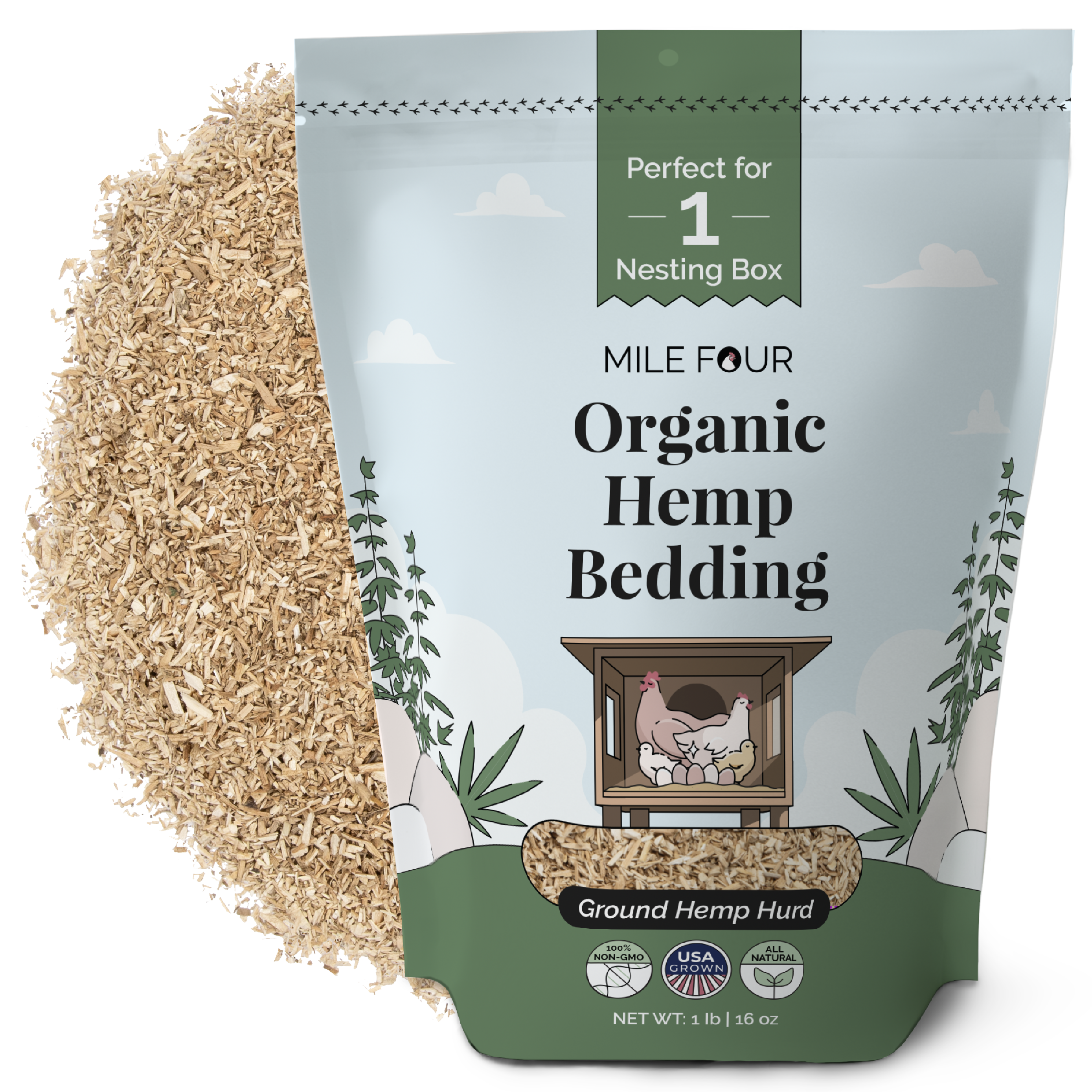 mile four hemp bedding for chickens, hemp bedding, hemp bedding for chicken coop bulk, hemp bedding for chicken coop, hemp animal bedding, eco friendly bedding, hemp pet bedding