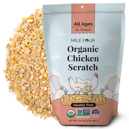 Buy Organic Chicken Scratch | Scratch Grains for Chicken Treat &amp; Snack